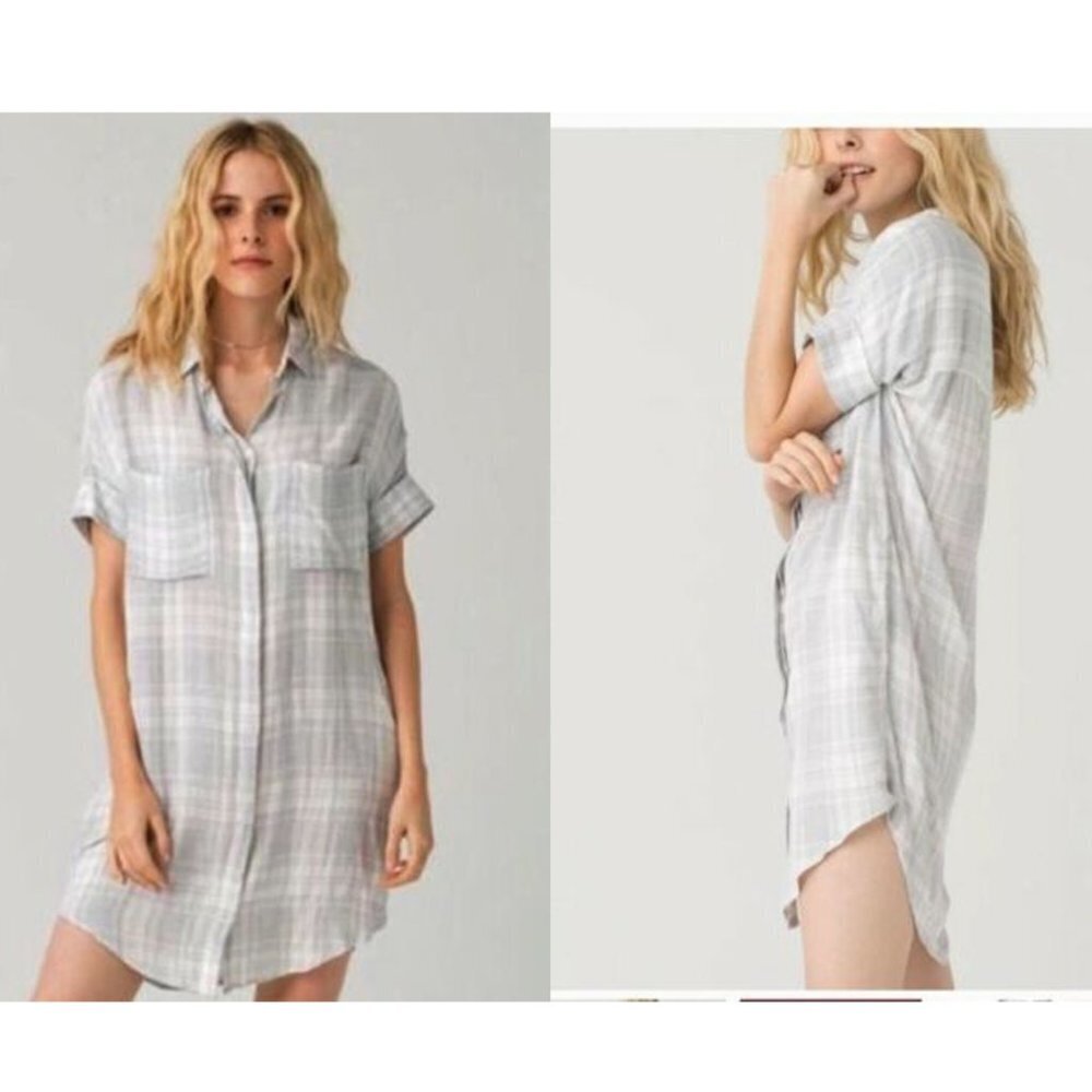 NWT Thread & Supply Phoebe ButtonDown Dress Tunic Medium NEW